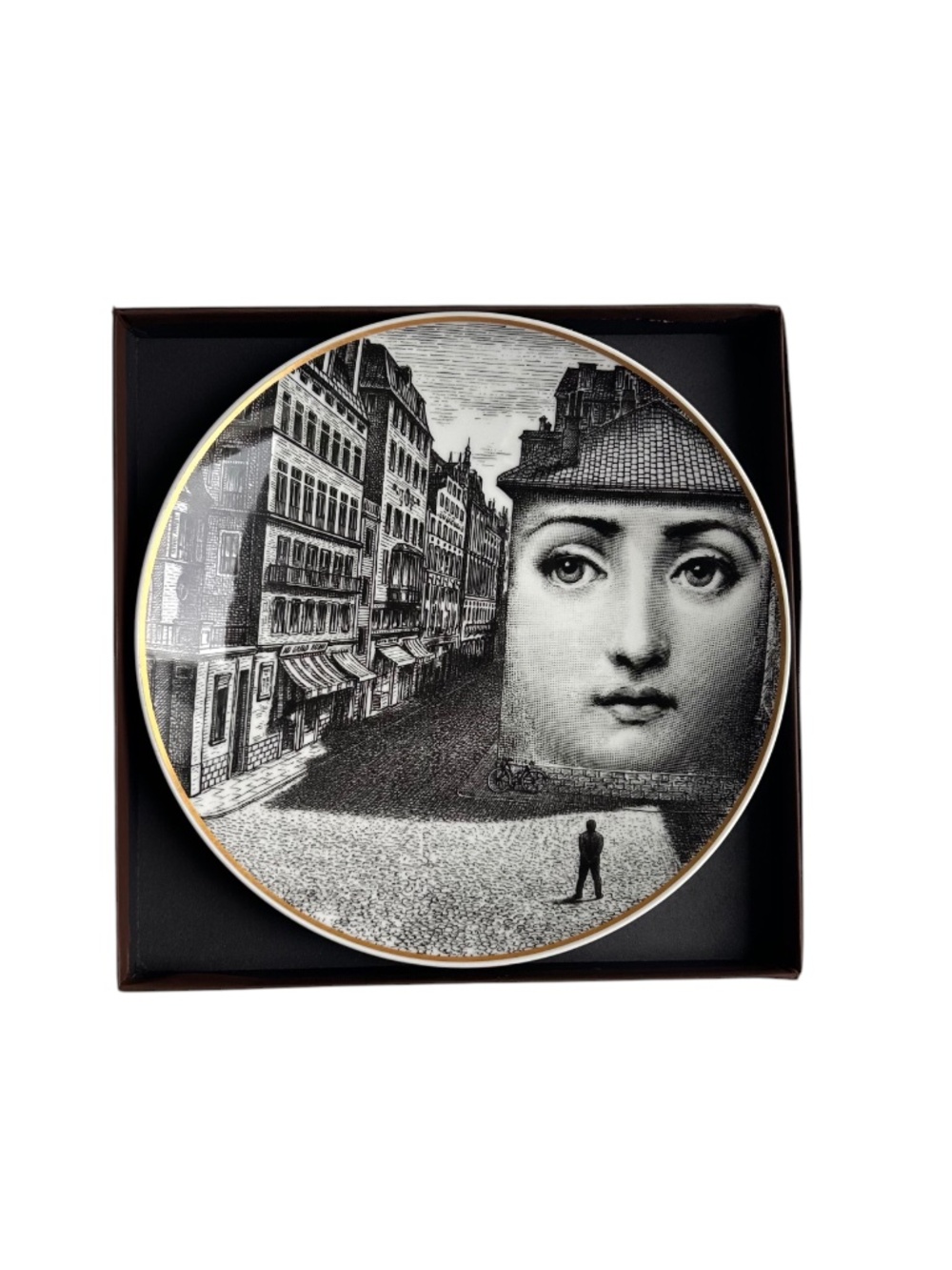Fornasetti Julia Plate Temi E Variazioni Rosenthal in Box